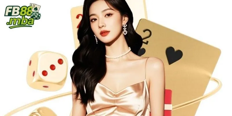 Dealer chia bài trực tuyến tại khu vực Live Casino